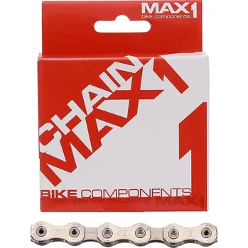 Řetěz na kolo Řetěz MAX1 12 speed, 126L, stříbrný, se spojkou