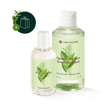 Sprchový gel Sada Eau de Toilette a sprchový gel Zelený čaj La Collection Eaux Fraîches od Yves Rocher