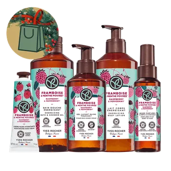 Kosmetická sada Dárková sada extra - Malina & máta Bain de Nature od Yves Rocher