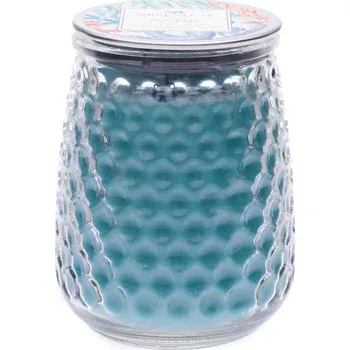 Svíčka Vonná svíčka Seaspray velká modrá 9x9x12