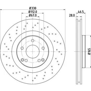Brzdový kotouč Brzdový kotouč MINTEX MDC2301