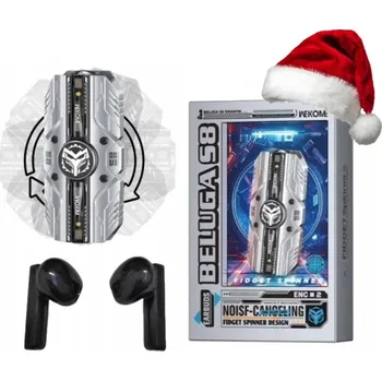 Sluchátka Bezdrátová sluchátka do uší Wekome Beluga S8 stříbrná