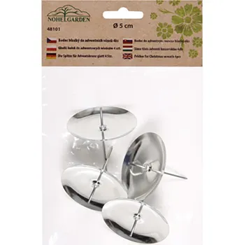 Vánoční svícen Držák na svíčku zápich pr.50mm STŘ (4ks)