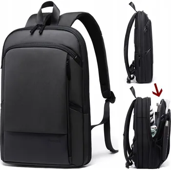 Městský batoh Batoh Bange , velký batoh rozšiřitelný, 41-60 l, černý