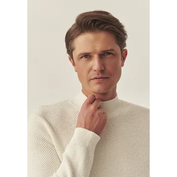 Pánský svetr Tatuum PÁNSKÝ KLASICKÝ SVETR S POLOROLÁKEM — BRUNO