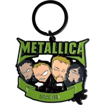 Metallica Since 1981 Heads Klíčenka
