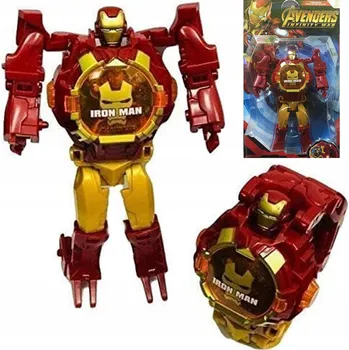 Hodinky Hodinky IRON MAN pro kluka, robotické hodinky ROBOT WATCH Avengers hračka