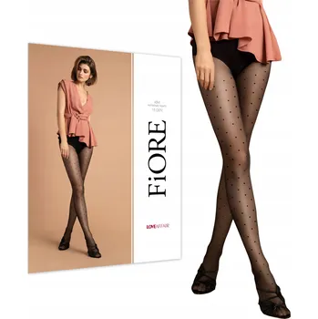 Dámské punčochy Punčocháče Fiore Kim 15den černé, velikost 2