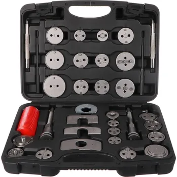 Nářadí pro automobil Stlačovák brzdových pístů MECHANIC BRAKE SET BLACK 35, sada 35ks SIXTOL