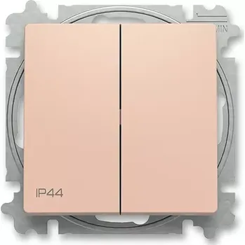 Elektroinstalační materiál Spínač IP44, řazení 6+6 (6+1), 3559T-A52940 242, ABB, Zoni®, pudrová (ABB, Zoni®, pudrová)