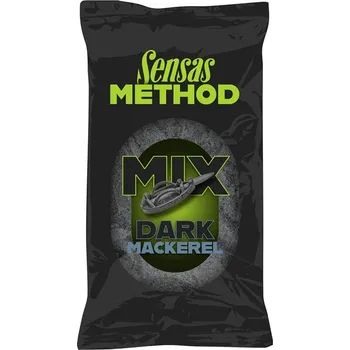 Návnadová surovina Sensas Method Mix 1 kg - Dark Mackerel