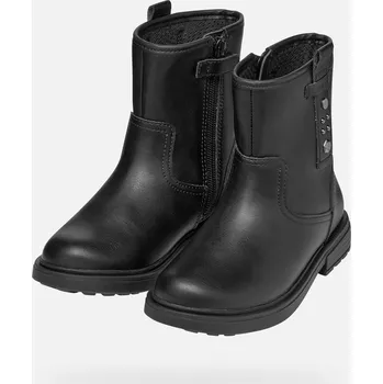 Dívčí tenisky Černé dívčí kotníkové boty Geox Eclair Girl GEOX černá 3473067