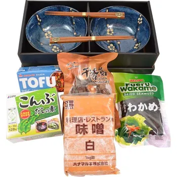 Jídelní set Set na přípravu miso polévky + set misek