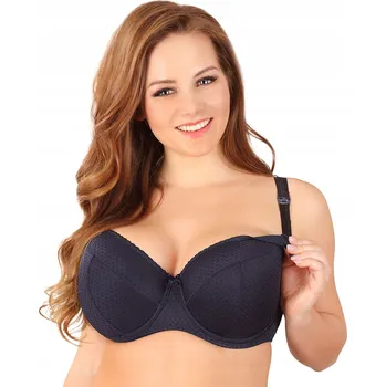 Podprsenka Lupoline podprsenka s polovyztuženými košíčky modrá velikost 70F