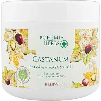 Masážní přípravek Bohemia Herbs Hřejivý masážní koňský gel, 600 ml