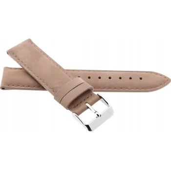 Řemínek na hodinky BÉŽOVÝ KOŽENÝ ŘEMÍNEK K HODINKÁM 18 mm JVD R41921-