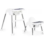 Jídelní židlička 2v1 bílá
