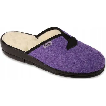 Dámské pantofle Dámské pantofle Befado , s vlněnou podšívkou, fialové vel. 39