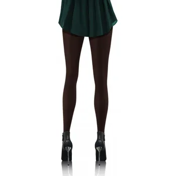 Dámské punčochy Sesto Senso Punčocháče Bavlněné Dámské 200 DEN Béžové Krycí XL Hnědé