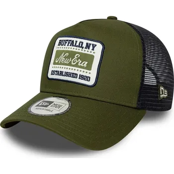 Kšiltovka kšiltovka New Era 9FO AF Patch Trucker Branded - Rifle Green one size