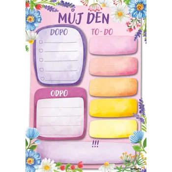 Diář Baloušek Tisk Denní plánovač A5 - Barevný