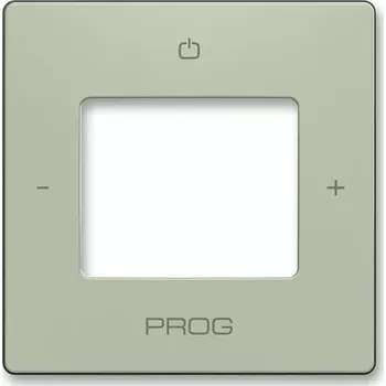 Elektrická zásuvka Kryt zesilovače s tunerem FM, 3299T-A40200 243, ABB, Zoni®, olivová (ABB, Zoni®, olivová)