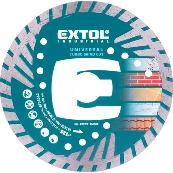 Řezný kotouč Kotouč diamantový řezný, turbo Grind Cut, suché i mokré řezání, O 125x22,2x2,2mm