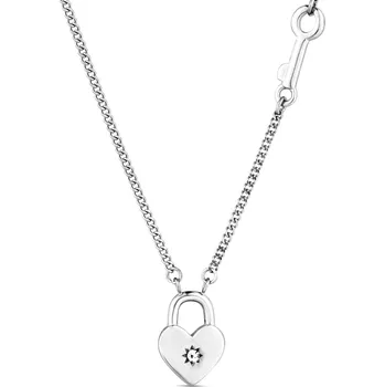 Šperk Stříbrný náhrdelník Zibella VUCH šedá 3471583