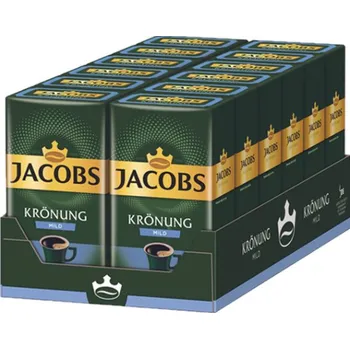 Káva Jacobs Krönung pražená káva Mild mletá 12x500 g - VÝHODNÉ BALENÍ - originál z Německa