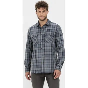 KOŠILE CAMEL ACTIVE LONGSLEEVE SHIRT NIGHT BLUE