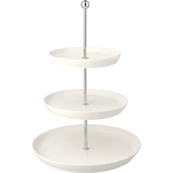 Stolování SILVERCREST® Porcelánový etažér (kulatá)