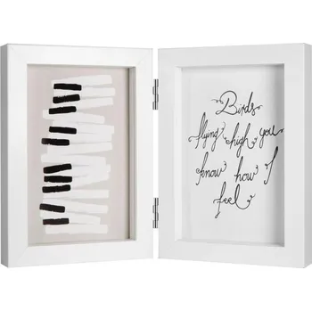 Fotoalbum HENZO PIANO rám 2x13x18, bílý