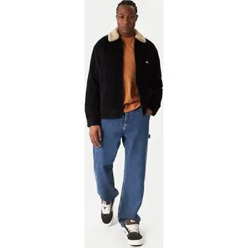 Pánské oblečení Quiksilver Bunda pro přechodné období Dna Sherpa Harrington EQYJK04201 Černá Regular Fit XL