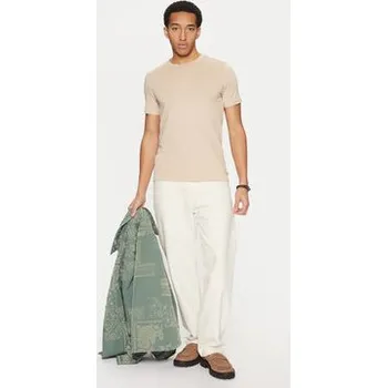 Pánská móda Guess T-Shirt M2YI72 I3Z14 Béžová Regular Fit S