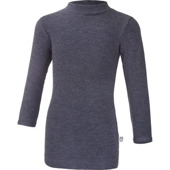 Kojenecké oblečení Little Angel tričko smyk DR stojáček Outlast® - tm.šedý melír Velikost: 110