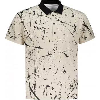 Pánské tričko Pánské funkční triko s límečkem premium ALTISPORT VOJ/ALM034TR05 HNĚDÁ 5XL