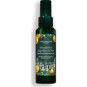 Tělový sprej Parfémovaný sprej na tělo a vlasy Mandarinka & jehličí Vánoční limitovaná edice 100 ml od Yves Rocher