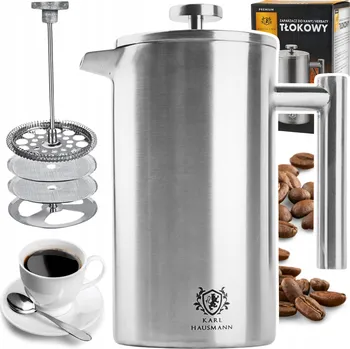 Kávovar Kávovar/Konvice na kávu a čaj 1000 ml French Press s pístem