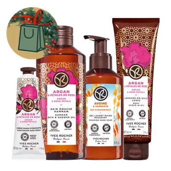 Kosmetická sada Yves Rocher Argan & bio růže z Maroka Bain de Nature Dárková sada velká