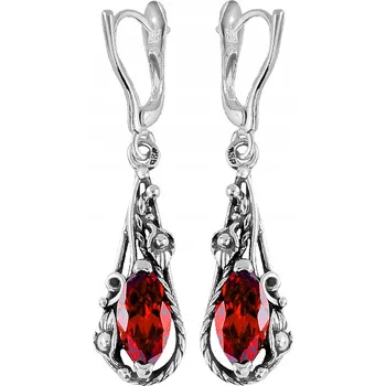 Náušnice STŘÍBRNÉ NÁUŠNICE STŘÍBRO 925 DLOUHÉ VISACÍ ZAPÍNÁNÍ NA KLAPKU