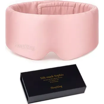 Pleťová maska SleepKing™ Hedvábná maska Sophia - Růžová
