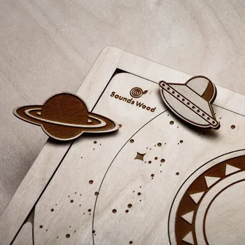 Obraz Jaký je to vesmír - dřevěné puzzle - Stuka Puka