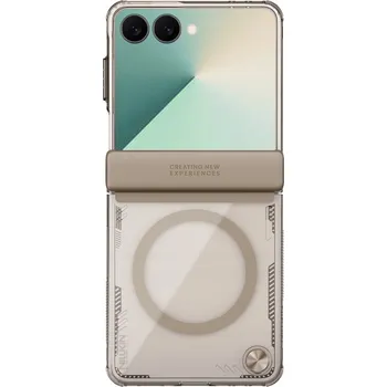 Pouzdro na mobilní telefon Zadní Kryt Nillkin pro Samsung Galaxy Z Flip7 zlatý