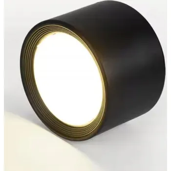 Stropní svítidlo Přisazené černé LED svítidlo Nordic Modern