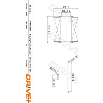 Olejový filtr Olejový filtr DRIVE+ DP1110.11.0203