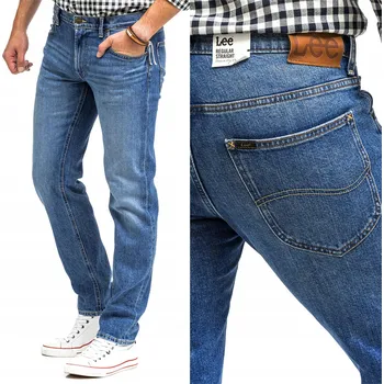 Pánské džíny Lee L707JX68 pánské džíny rovného střihu, velikost 46/34