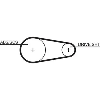 ozubený řemen GATES 5204XS