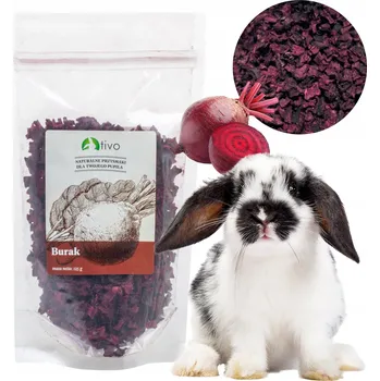 Krmivo pro hlodavce Tivo přírodní pamlsek pro králíky, morčata, křečky a hlodavce - řepa 125g