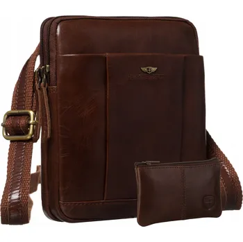 Kabelka Peterson pánská taška přes rameno PTN M22-TUM-0444 BRO hnědá