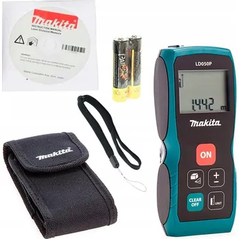 Měřící laser LASEROVÝ DÁLKOMĚR 50 METRŮ MAKITA POUZDRO BATERIE SADA